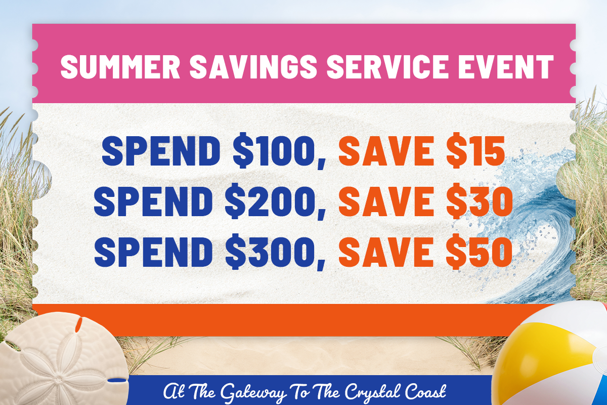 Summer Savings Service Event